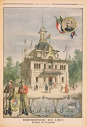 Der Transvaal-Pavillon auf der Weltausstellung 1900 in Paris, Illustration aus 